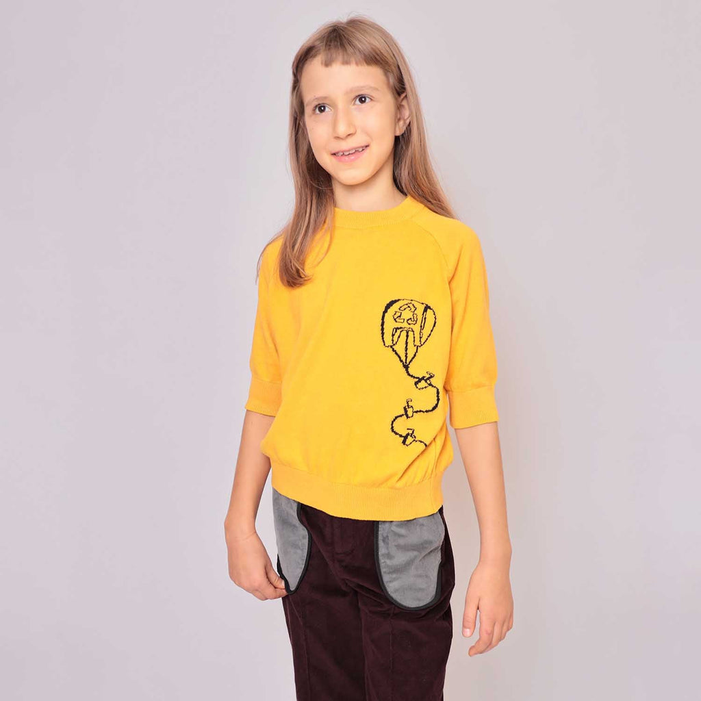 The Kite Knit Top — Yellow